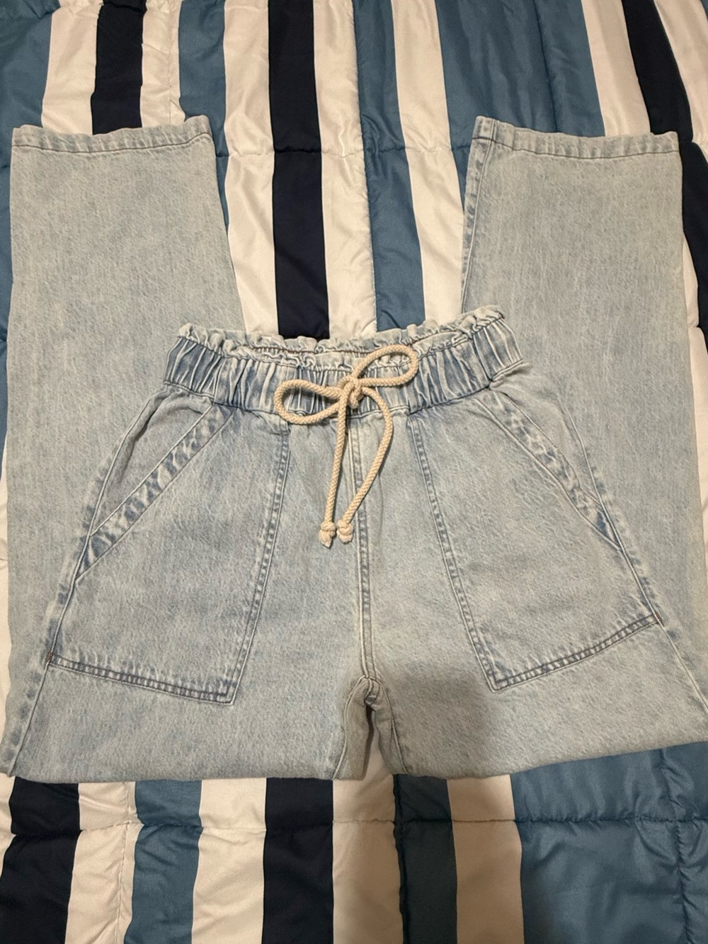 Electric & Rose Light Blue Denim Shorts